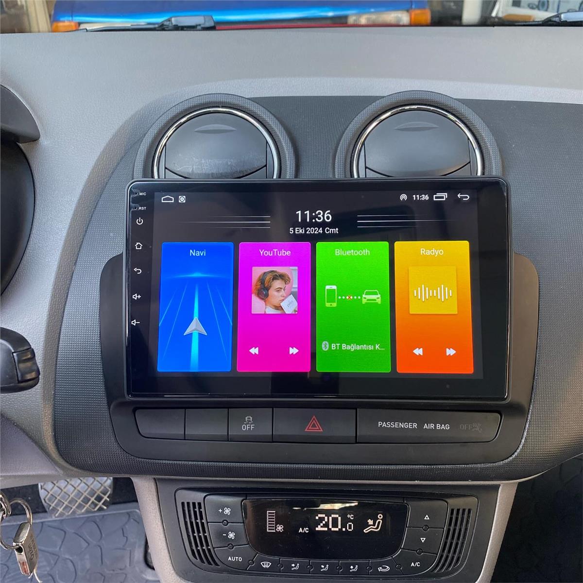 Seat İbiza CARPLAY ANDROİD AUTO 4RAM MULTİMEDYA USB KAMERA HEDİYE